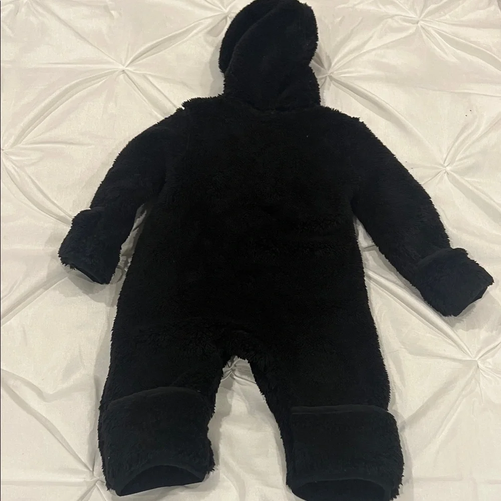 Nike Cozy Black Kids Footie One Piece Size 6mons